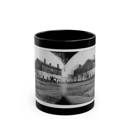 Washington, D.C. The Old Capitol Prison, 1st And A Streets Ne (U.S. Civil War) Black Coffee Mug-11oz-Go Mug Yourself