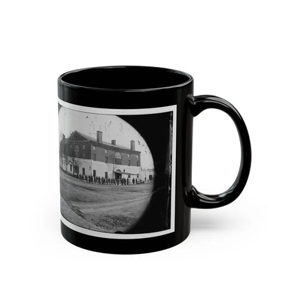 Washington, D.C. The Old Capitol Prison, 1st And A Streets Ne (U.S. Civil War) Black Coffee Mug-Go Mug Yourself