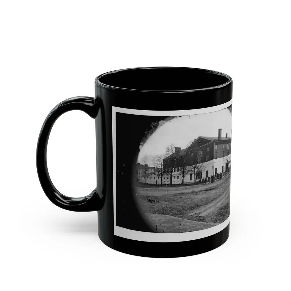 Washington, D.C. The Old Capitol Prison, 1st And A Streets Ne (U.S. Civil War) Black Coffee Mug-Go Mug Yourself