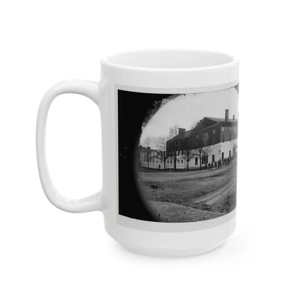 Washington, D.C. The Old Capitol Prison, 1st And A Streets Ne (U.S. Civil War) White Coffee Mug-Go Mug Yourself