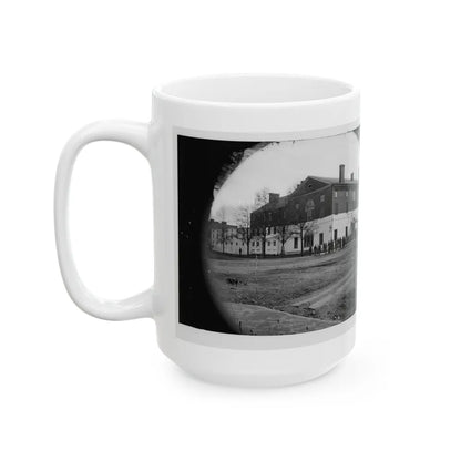 Washington, D.C. The Old Capitol Prison, 1st And A Streets Ne (U.S. Civil War) White Coffee Mug-Go Mug Yourself