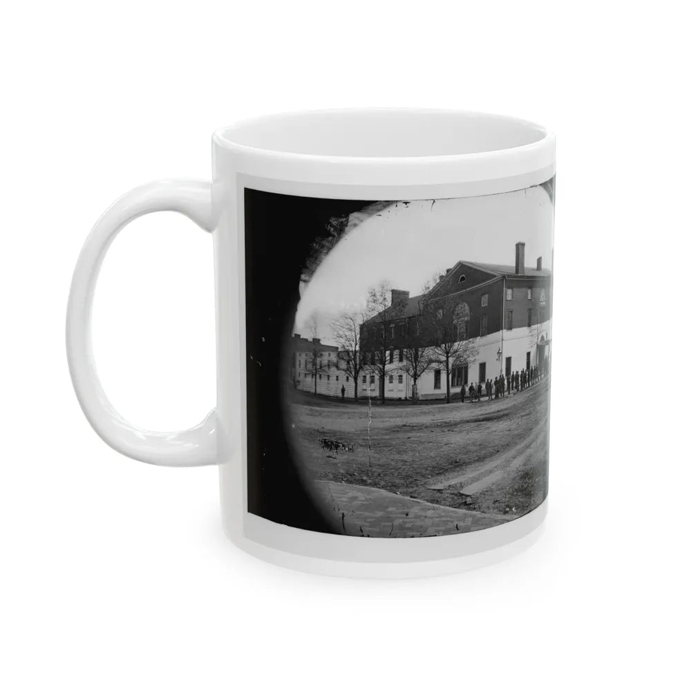 Washington, D.C. The Old Capitol Prison, 1st And A Streets Ne (U.S. Civil War) White Coffee Mug-Go Mug Yourself