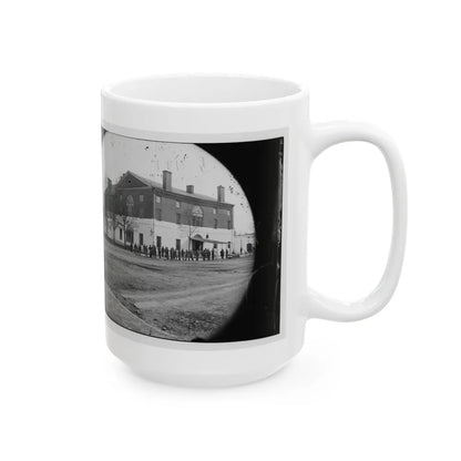 Washington, D.C. The Old Capitol Prison, 1st And A Streets Ne (U.S. Civil War) White Coffee Mug-Go Mug Yourself