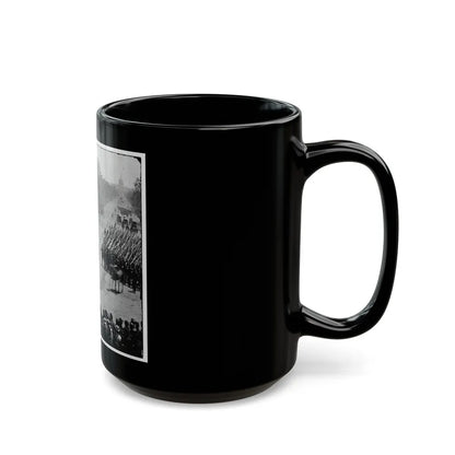 Washington, D.C. Units Of 20th Army Corps, Army Of Georgia, Passing On Pennsylvania Avenue Near The Treasury (U.S. Civil War) Black Coffee Mug-Go Mug Yourself