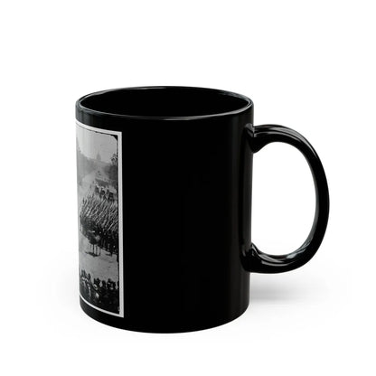 Washington, D.C. Units Of 20th Army Corps, Army Of Georgia, Passing On Pennsylvania Avenue Near The Treasury (U.S. Civil War) Black Coffee Mug-Go Mug Yourself