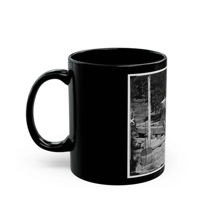 Washington, D.C., Vicinity. 15-In. Gun And Mounting (U.S. Civil War) Black Coffee Mug-Go Mug Yourself