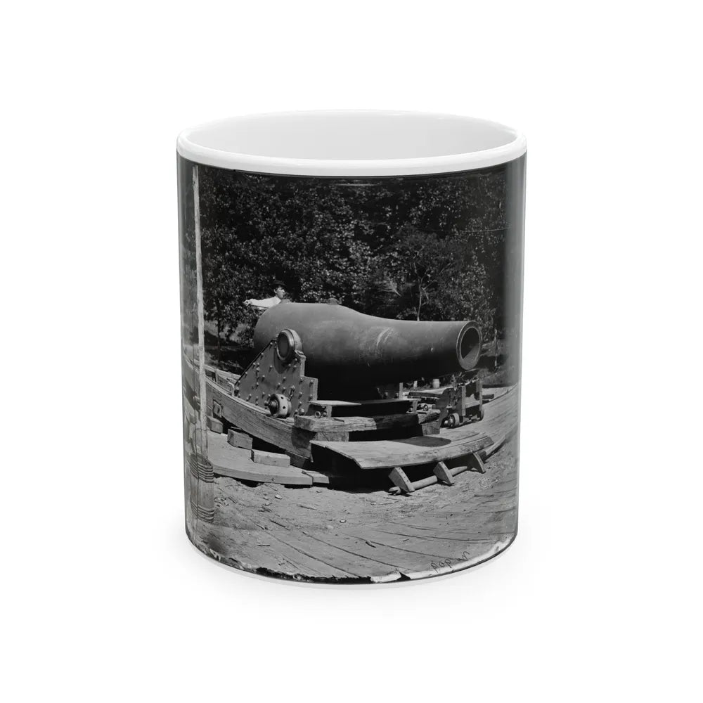 Washington, D.C., Vicinity. 15-In. Gun And Mounting (U.S. Civil War) White Coffee Mug-11oz-Go Mug Yourself