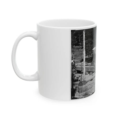 Washington, D.C., Vicinity. 15-In. Gun And Mounting (U.S. Civil War) White Coffee Mug-Go Mug Yourself