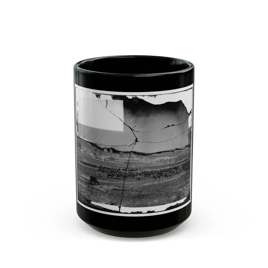 Washington, D.C., Vicinity. 17th New York Battery, With Horses Harnessed To Guns (U.S. Civil War) Black Coffee Mug-15oz-Go Mug Yourself