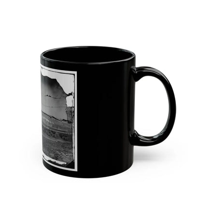 Washington, D.C., Vicinity. 17th New York Battery, With Horses Harnessed To Guns (U.S. Civil War) Black Coffee Mug-Go Mug Yourself