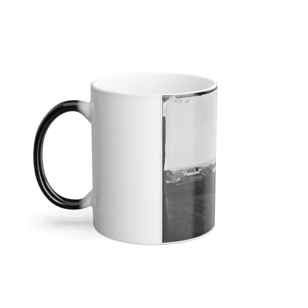 Washington, D.C. View From Georgetown Heights, With Aqueduct Bridge and Mason's Island (U.S. Civil War) Color Changing Coffee Mug 11oz-Go Mug Yourself
