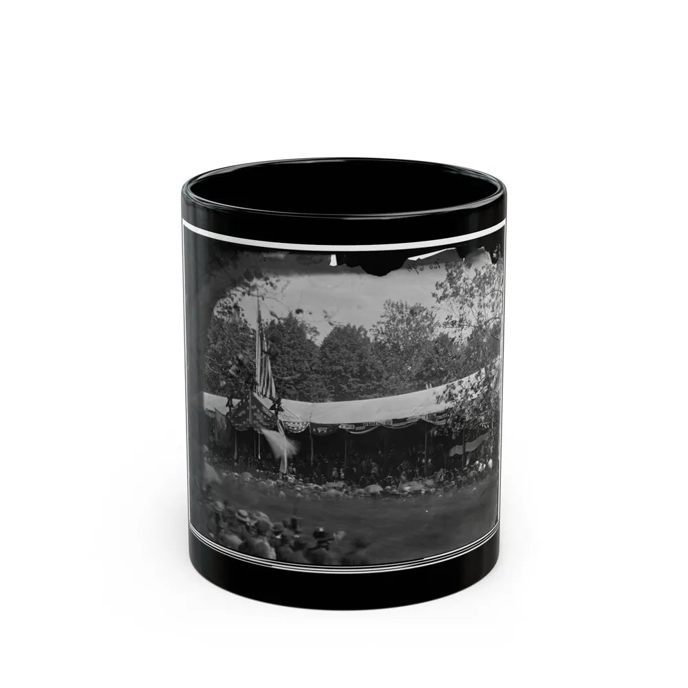 Washington, D.C. View In Front Of Presidential Reviewing Stand (U.S. Civil War) Black Coffee Mug-11oz-Go Mug Yourself