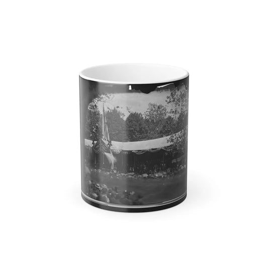Washington, D.C. View in Front of Presidential Reviewing Stand (U.S. Civil War) Color Changing Coffee Mug 11oz-11oz-Go Mug Yourself