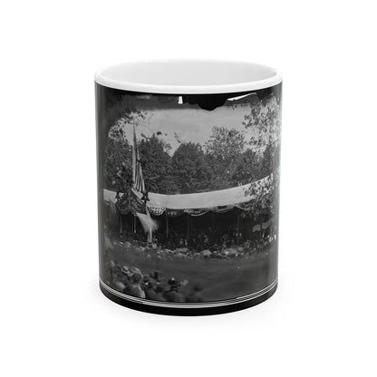 Washington, D.C. View In Front Of Presidential Reviewing Stand (U.S. Civil War) White Coffee Mug-11oz-Go Mug Yourself