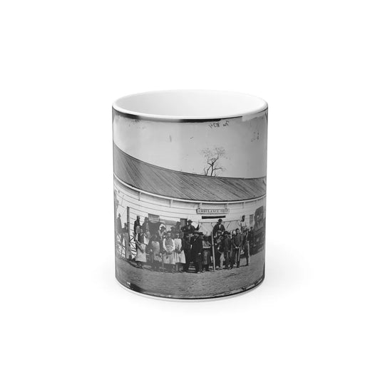Washington, D.C. Workmen in Front of the Ambulance Shop (U.S. Civil War) Color Changing Coffee Mug 11oz-11oz-Go Mug Yourself