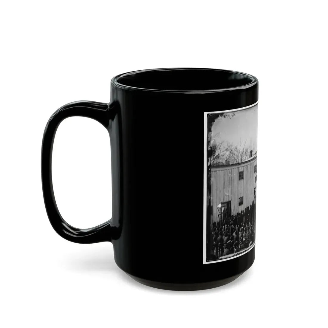 Washington, D.C. Adjusting The Rope For The Execution Of Wirz (U.S. Civil War) Black Coffee Mug - Go Mug Yourself