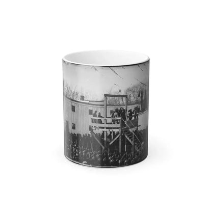 Washington, D.C. Adjusting the Rope for the Execution of Wirz (U.S. Civil War) Color Changing Coffee Mug 11oz - Go Mug Yourself
