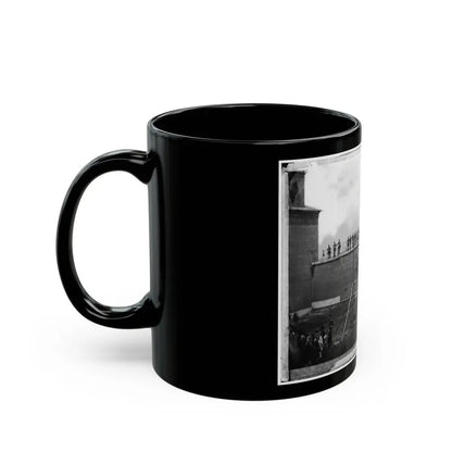Washington, D.C. Adjusting The Ropes For Hanging The Conspirators (U.S. Civil War) Black Coffee Mug - Go Mug Yourself