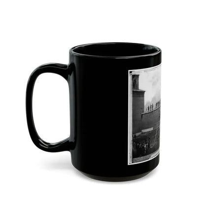 Washington, D.C. Adjusting The Ropes For Hanging The Conspirators (U.S. Civil War) Black Coffee Mug - Go Mug Yourself