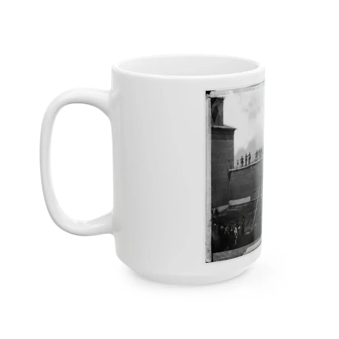 Washington, D.C. Adjusting The Ropes For Hanging The Conspirators (U.S. Civil War) White Coffee Mug - Go Mug Yourself