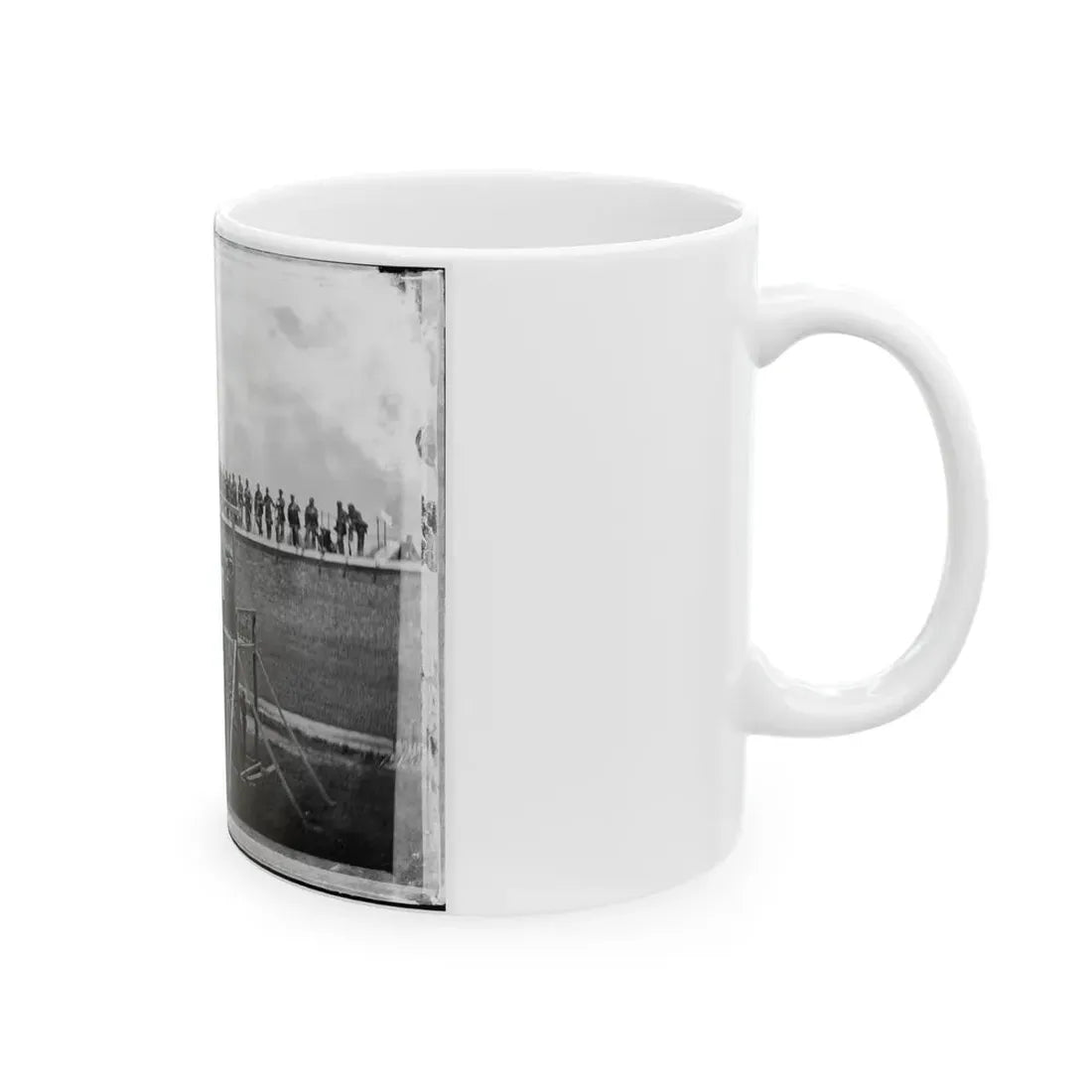 Washington, D.C. Adjusting The Ropes For Hanging The Conspirators (U.S. Civil War) White Coffee Mug - Go Mug Yourself