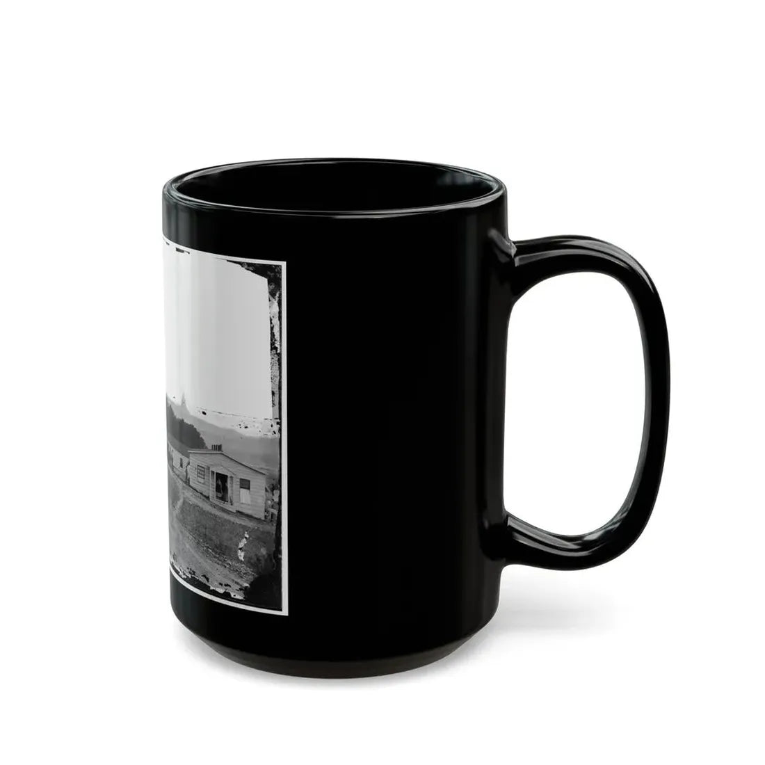 Washington, D.C. Band Before Officers' Quarters At Harewood Hospital (U.S. Civil War) Black Coffee Mug - Go Mug Yourself