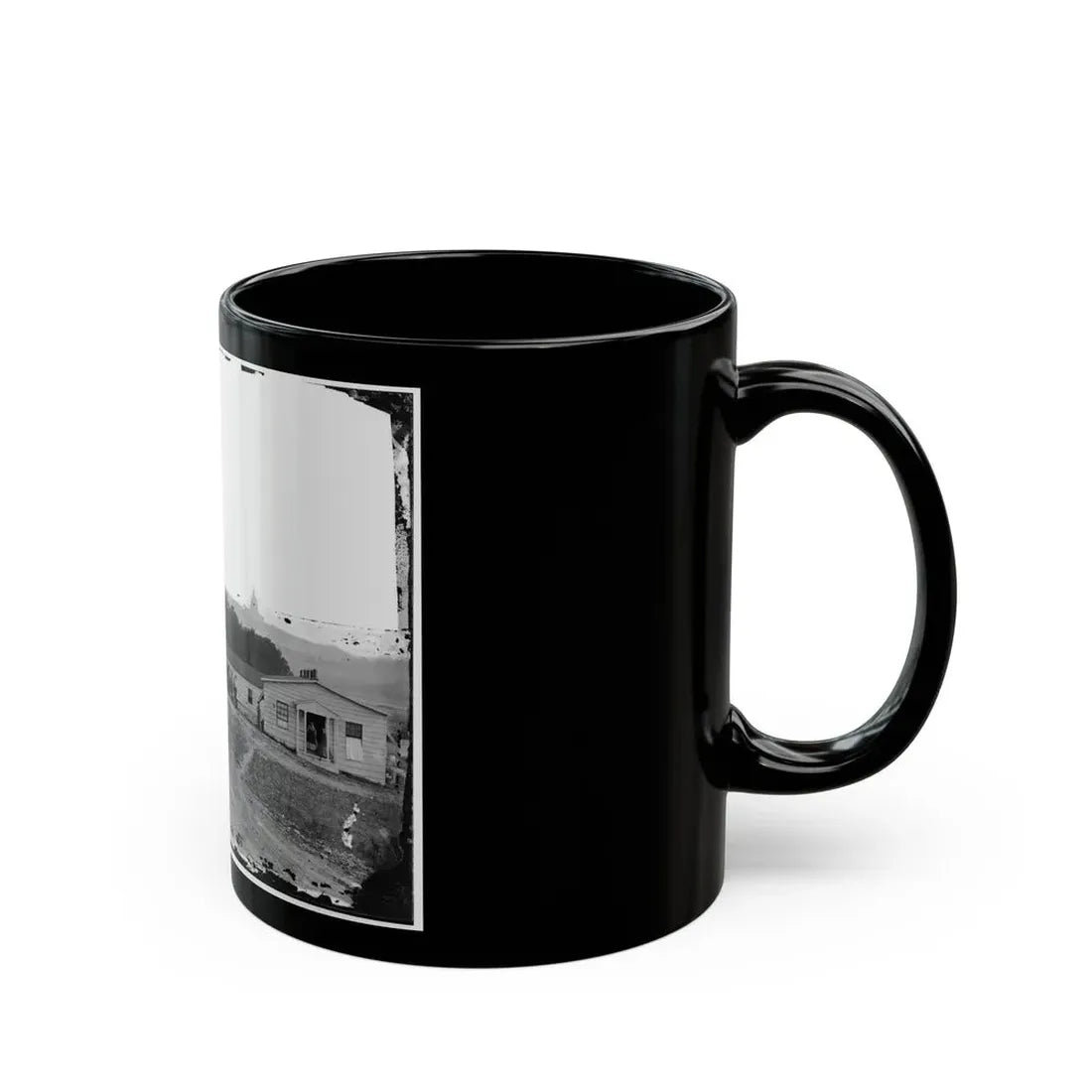 Washington, D.C. Band Before Officers' Quarters At Harewood Hospital (U.S. Civil War) Black Coffee Mug - Go Mug Yourself