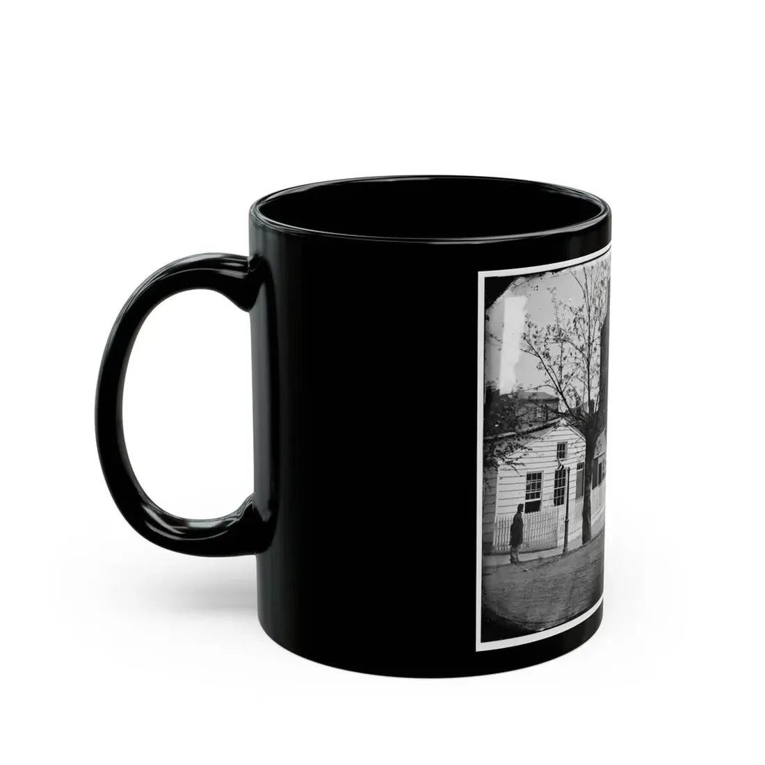 Washington, D.C. Buildings Of The Sanitary Commission Home Lodge For Invalid Soldiers, North Capitol Near C St. (U.S. Civil War) Black Coffee Mug - Go Mug Yourself