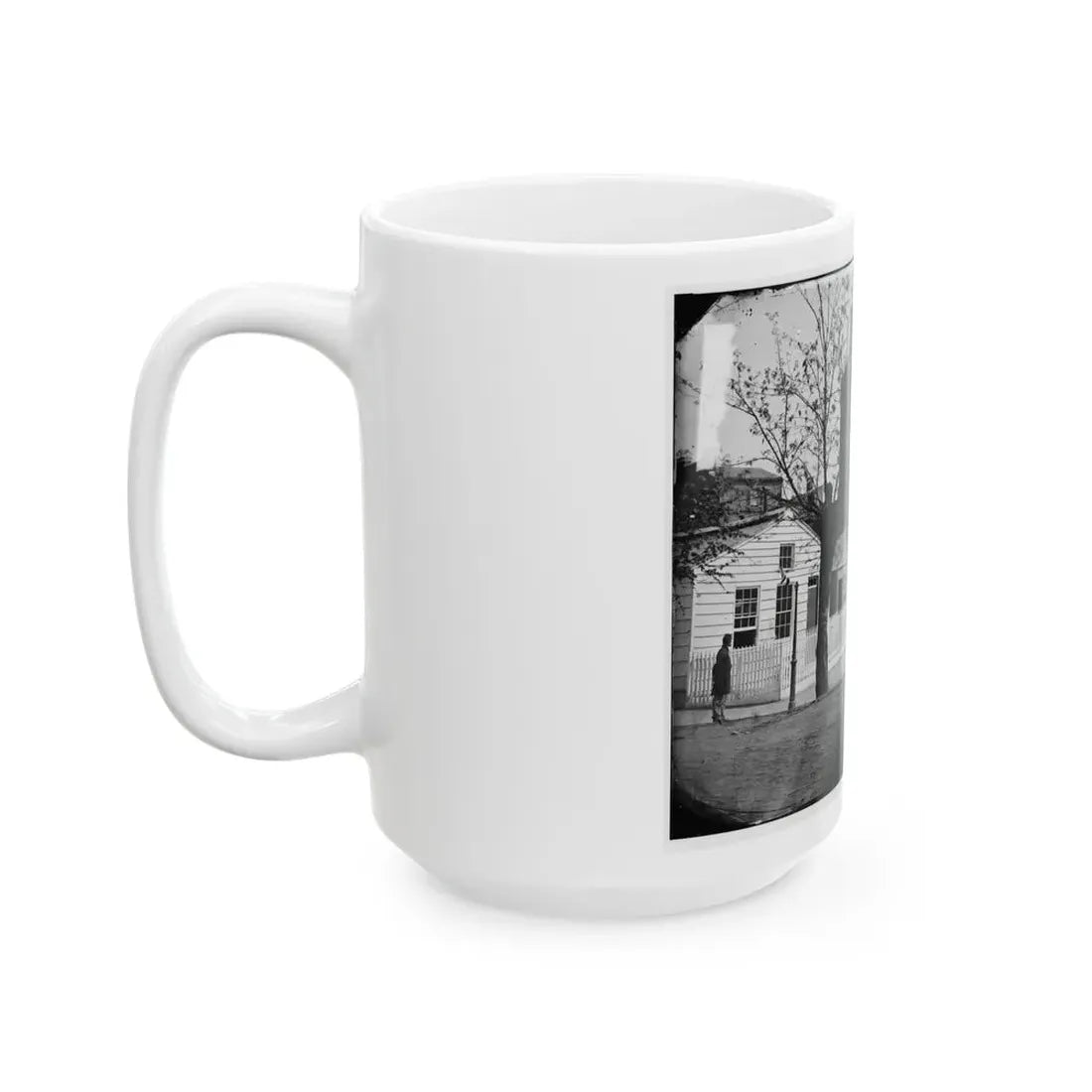Washington, D.C. Buildings Of The Sanitary Commission Home Lodge For Invalid Soldiers, North Capitol Near C St. (U.S. Civil War) White Coffee Mug - Go Mug Yourself