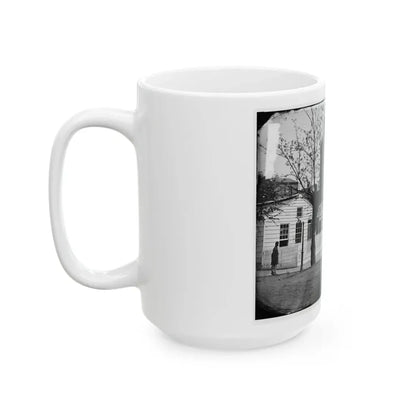 Washington, D.C. Buildings Of The Sanitary Commission Home Lodge For Invalid Soldiers, North Capitol Near C St. (U.S. Civil War) White Coffee Mug - Go Mug Yourself