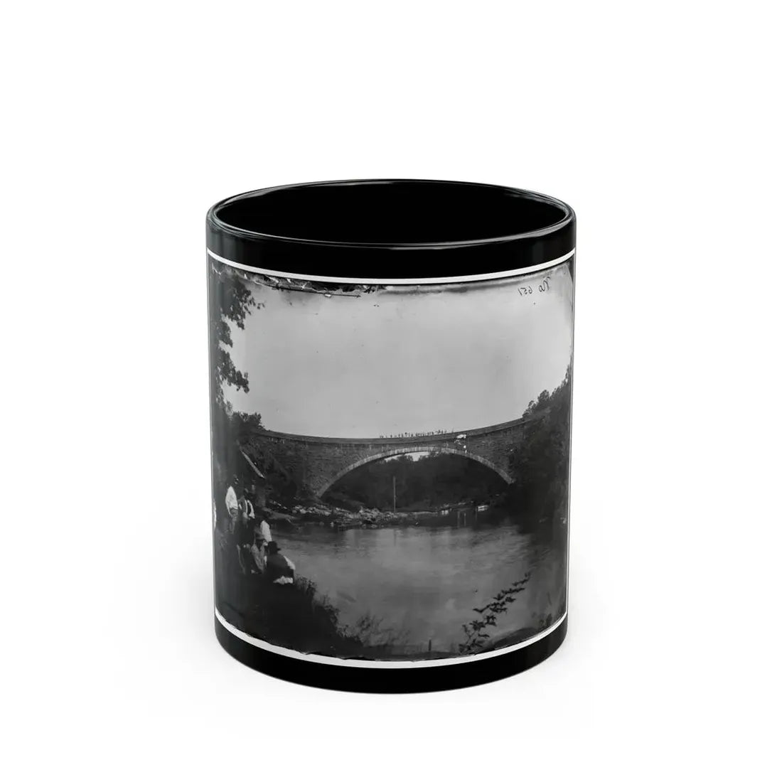 Washington, D.C. Cabin John Bridge In Nearby Maryland (U.S. Civil War) Black Coffee Mug 11oz - Go Mug Yourself