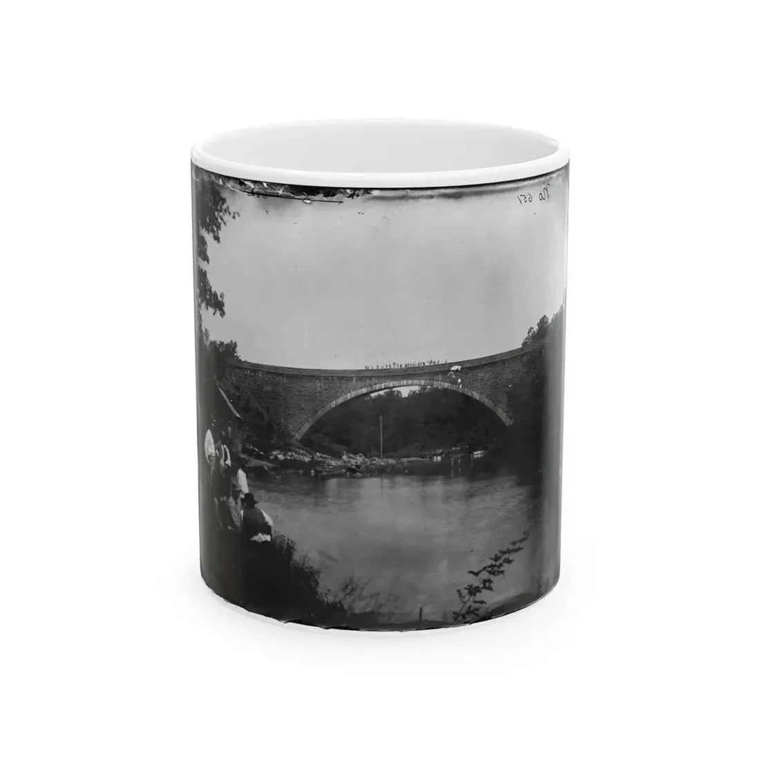 Washington, D.C. Cabin John Bridge In Nearby Maryland (U.S. Civil War) White Coffee Mug 11oz - Go Mug Yourself