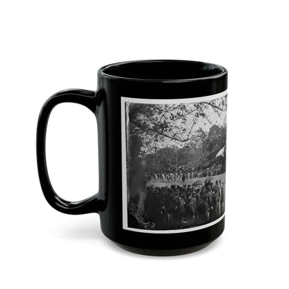 Washington, D.C. Cavalry Unit Passing Presidential Reviewing Stand (U.S. Civil War) Black Coffee Mug - Go Mug Yourself