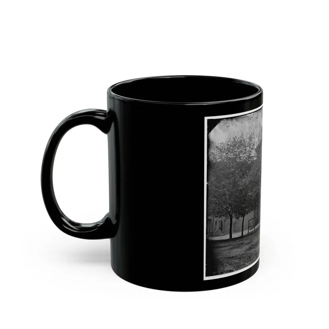Washington, D.C. Central Office Of The Sanitary Commission, 1333 F Street, N.W. (U.S. Civil War) Black Coffee Mug - Go Mug Yourself