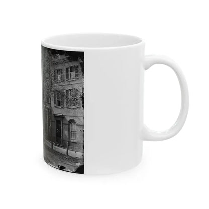 Washington, D.C. Central Office Of The Sanitary Commission, 1333 F Street, N.W. (U.S. Civil War) White Coffee Mug - Go Mug Yourself