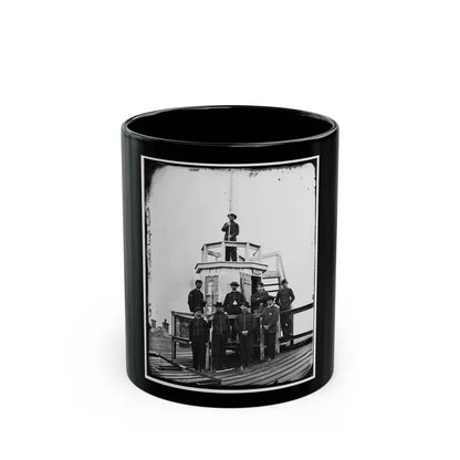 Washington, D.C. Central Signal Station, Winder Building, 17th And E Streets Nw, And Signal Corps Men (U.S. Civil War) Black Coffee Mug 11oz - Go Mug Yourself