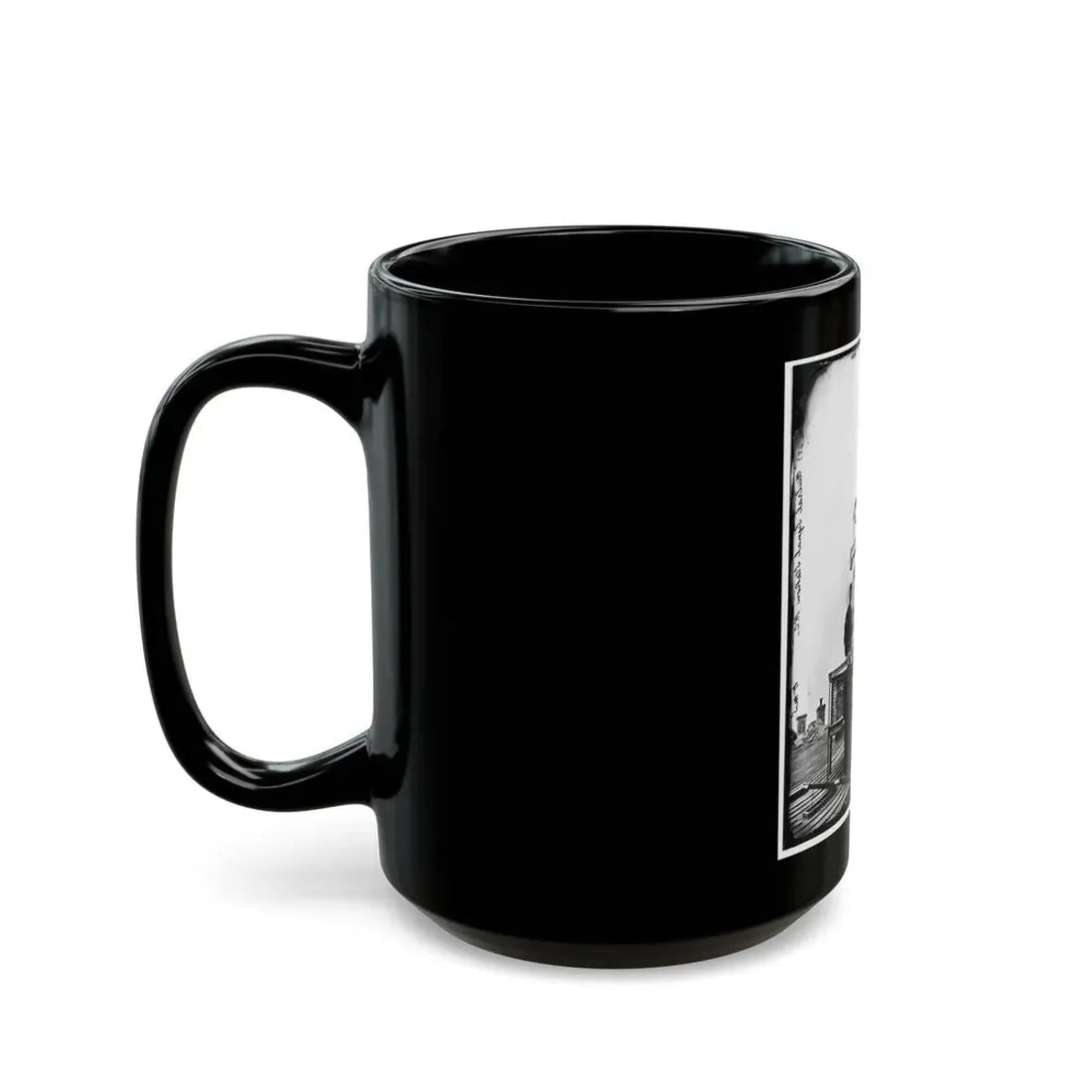 Washington, D.C. Central Signal Station, Winder Building, 17th And E Streets Nw, And Signal Corps Men (U.S. Civil War) Black Coffee Mug - Go Mug Yourself