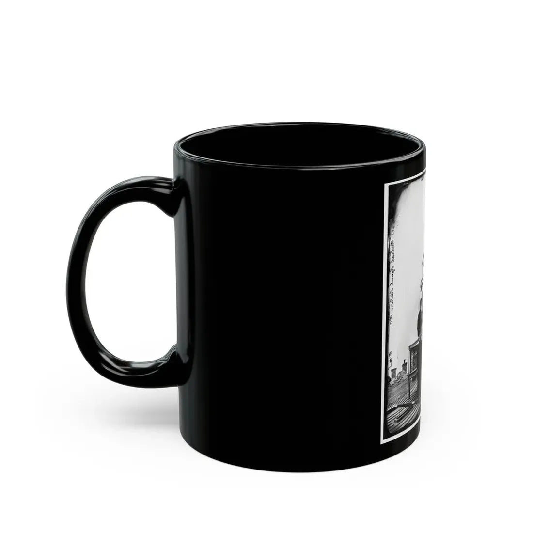 Washington, D.C. Central Signal Station, Winder Building, 17th And E Streets Nw, And Signal Corps Men (U.S. Civil War) Black Coffee Mug - Go Mug Yourself