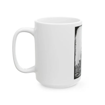 Washington, D.C. Central Signal Station, Winder Building, 17th And E Streets Nw, And Signal Corps Men (U.S. Civil War) White Coffee Mug - Go Mug Yourself
