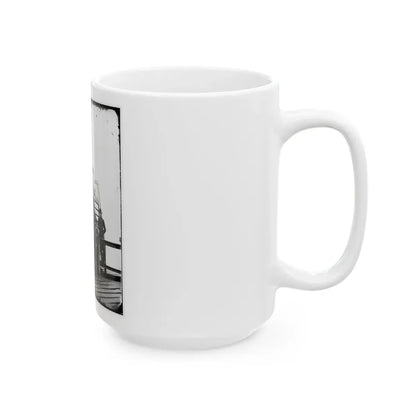 Washington, D.C. Central Signal Station, Winder Building, 17th And E Streets Nw, And Signal Corps Men (U.S. Civil War) White Coffee Mug - Go Mug Yourself