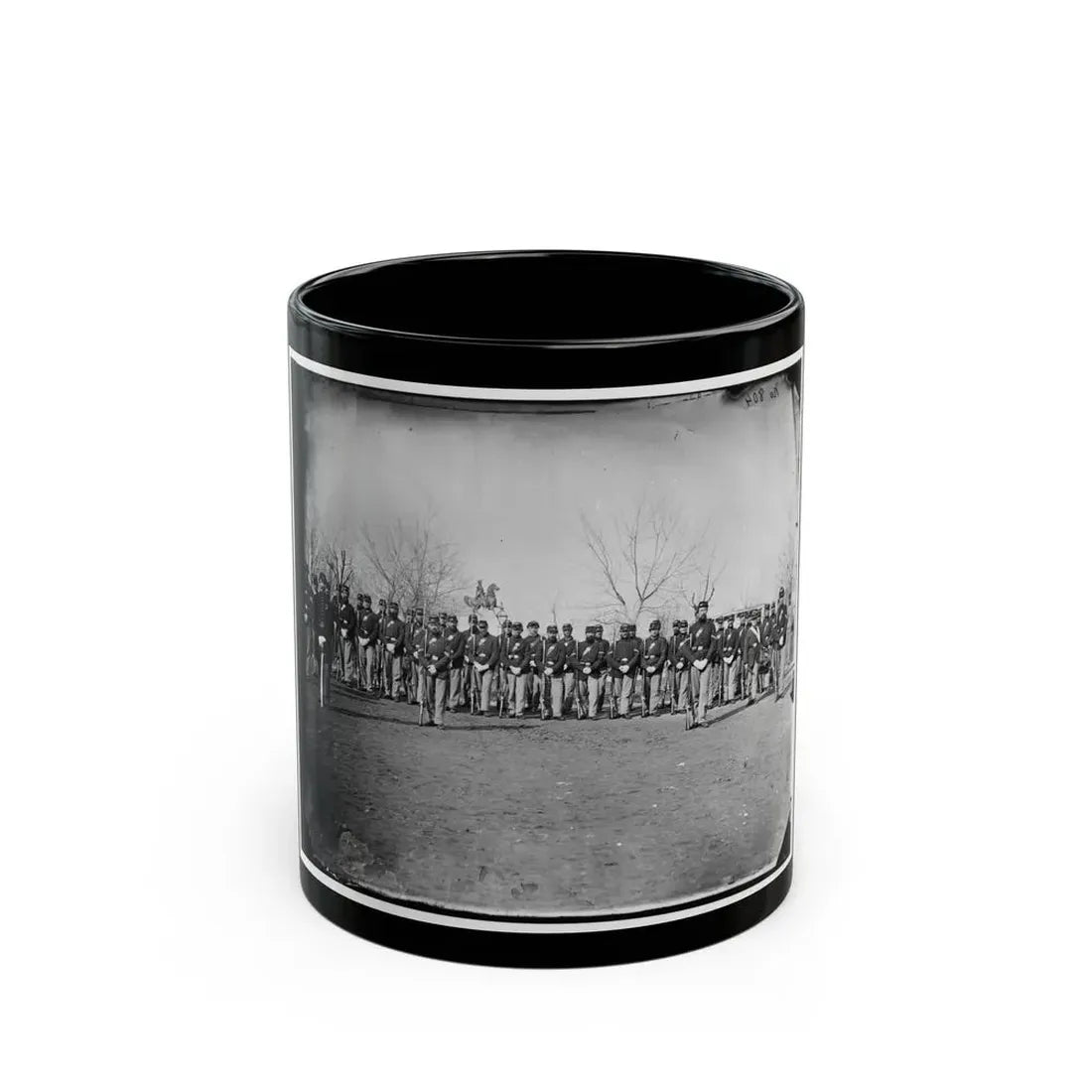 Washington, D.C. Company I, 9th Veteran Reserve Corps, At Washington Circle (U.S. Civil War) Black Coffee Mug 11oz - Go Mug Yourself