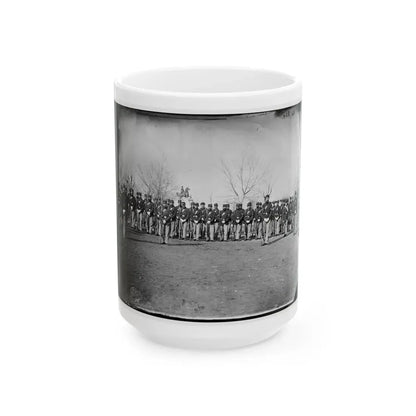 Washington, D.C. Company I, 9th Veteran Reserve Corps, At Washington Circle (U.S. Civil War) White Coffee Mug 15oz - Go Mug Yourself