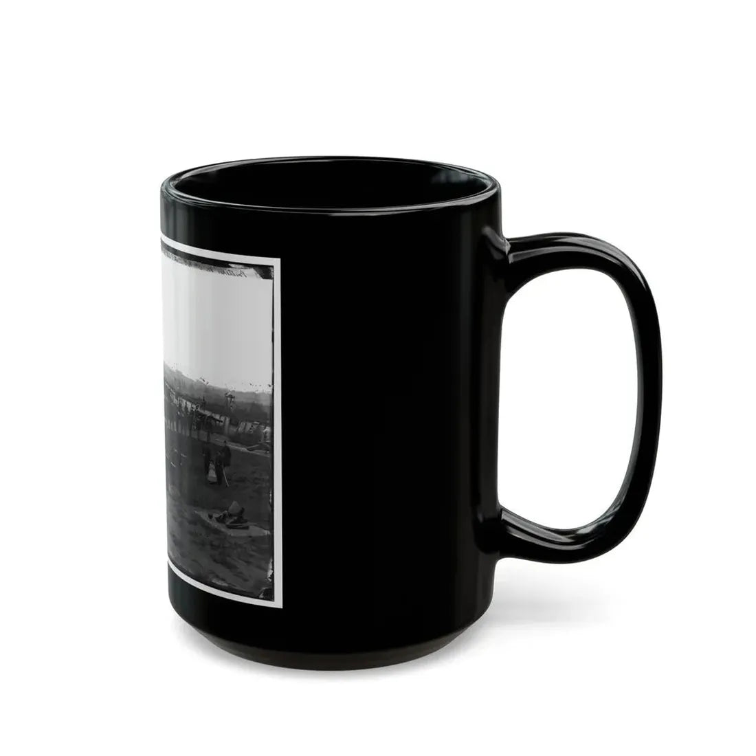 Washington, D.C. Company M, 9th New York Heavy Artillery, In A Fort (U.S. Civil War) Black Coffee Mug - Go Mug Yourself