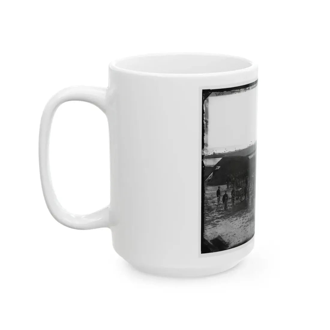 Washington, D.C. Company M, 9th New York Heavy Artillery, In A Fort (U.S. Civil War) White Coffee Mug - Go Mug Yourself