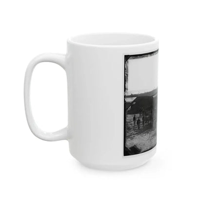 Washington, D.C. Company M, 9th New York Heavy Artillery, In A Fort (U.S. Civil War) White Coffee Mug - Go Mug Yourself