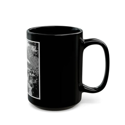 Washington, D.C. Crowd In Front Of Presidential Reviewing Stand (U.S. Civil War) Black Coffee Mug - Go Mug Yourself