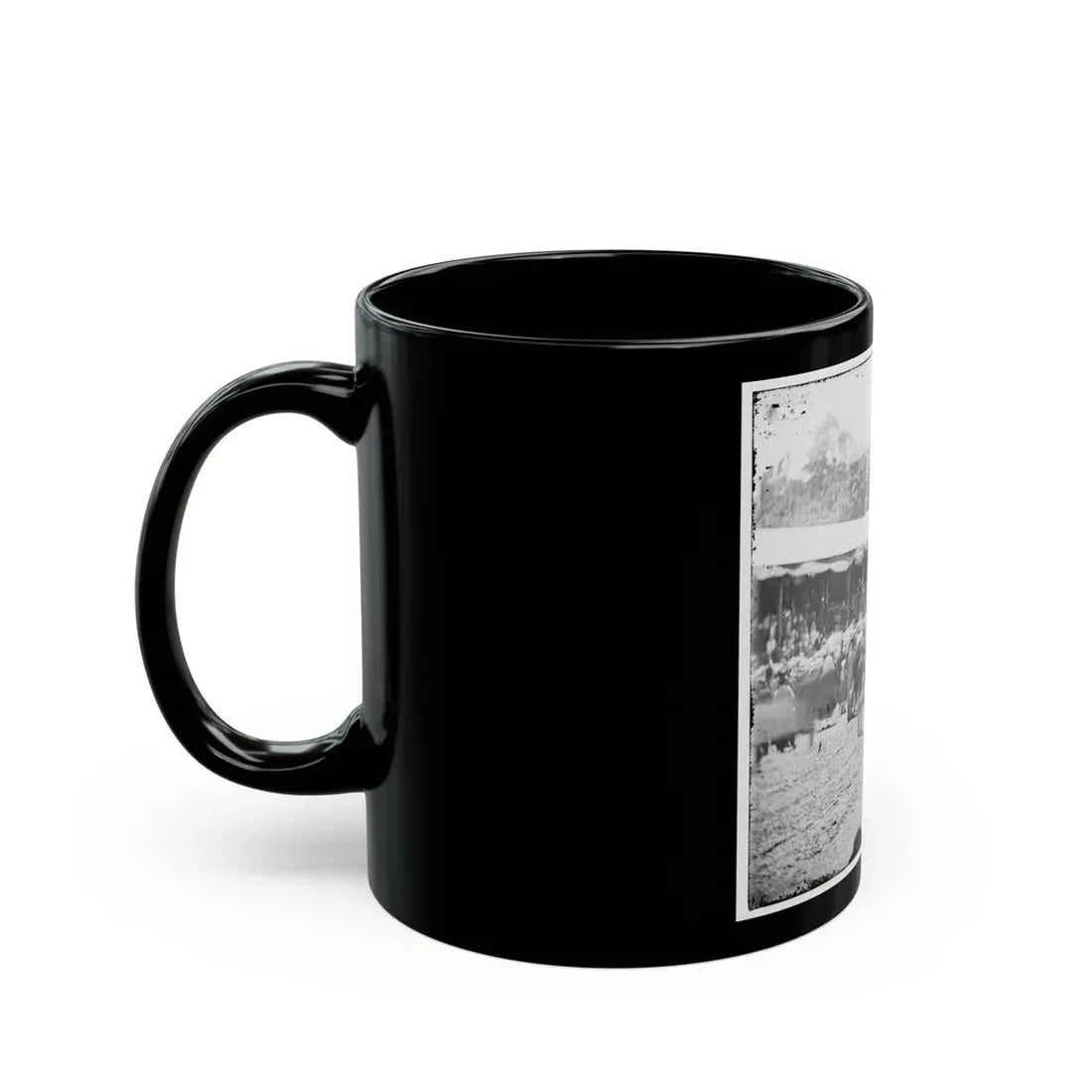 Washington, D.C. Crowd In Front Of Presidential Reviewing Stand (U.S. Civil War) Black Coffee Mug - Go Mug Yourself
