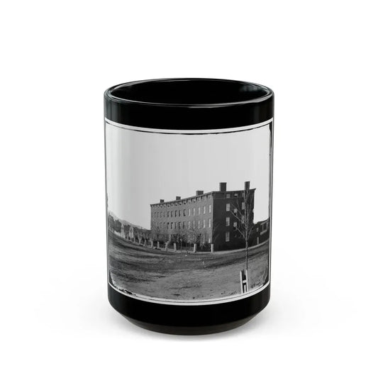 Washington, D.C. Douglas Hospital (Formerly  Minnesota Row ), 2d And I Streets Nw (U.S. Civil War) Black Coffee Mug 15oz - Go Mug Yourself