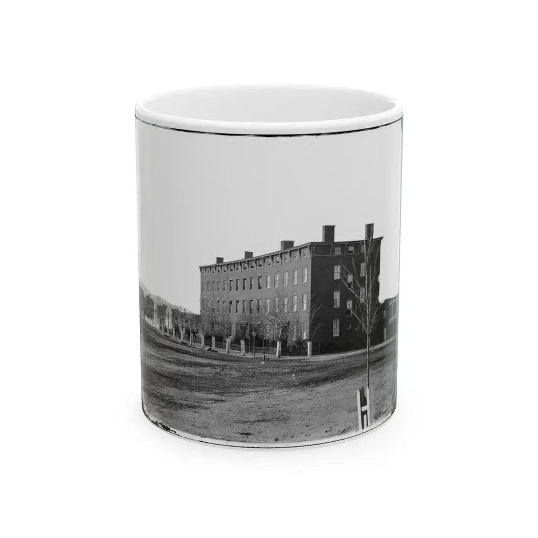 Washington, D.C. Douglas Hospital (Formerly  Minnesota Row ), 2d And I Streets Nw (U.S. Civil War) White Coffee Mug 11oz - Go Mug Yourself
