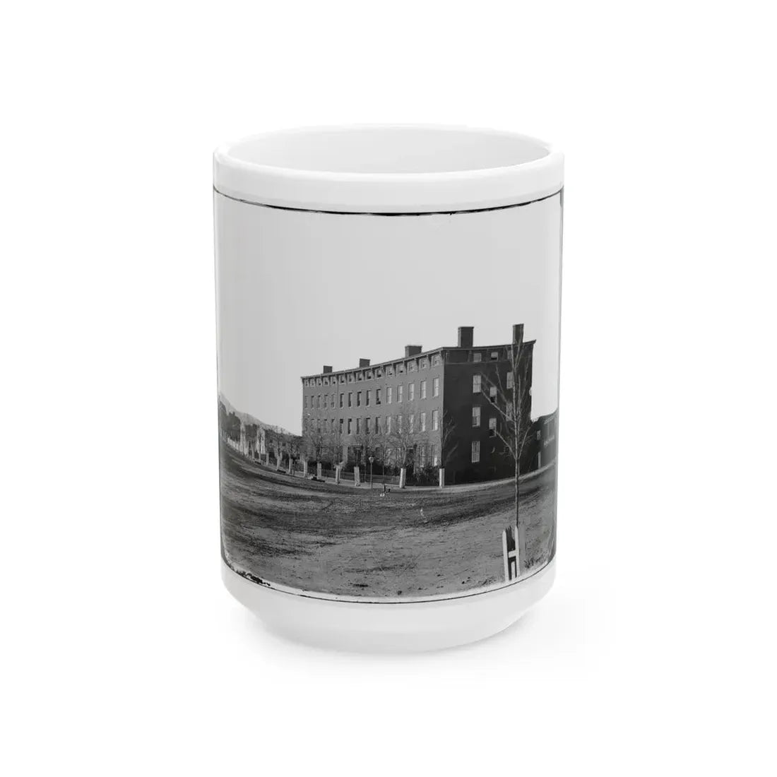 Washington, D.C. Douglas Hospital (Formerly  Minnesota Row ), 2d And I Streets Nw (U.S. Civil War) White Coffee Mug 15oz - Go Mug Yourself